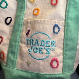 Trader Joes Custom Embroidered Tote Bag